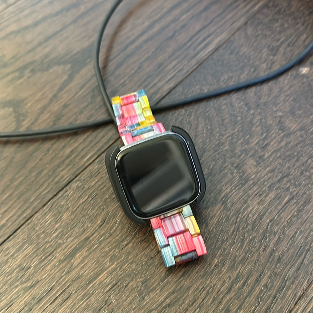 Fitbit Versa 2 with charger